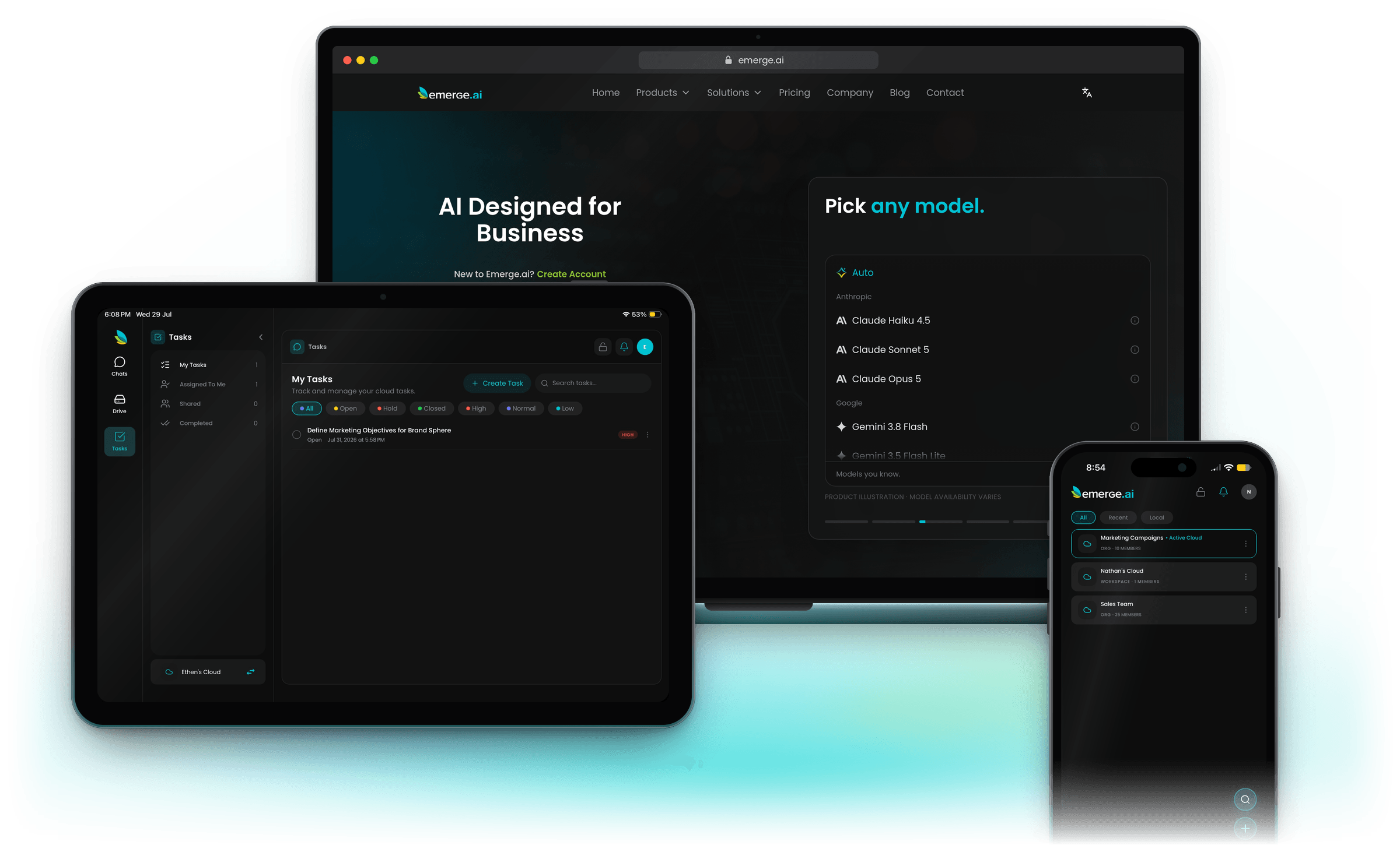 Emerge.ai (Web, Desktop & Mobile)